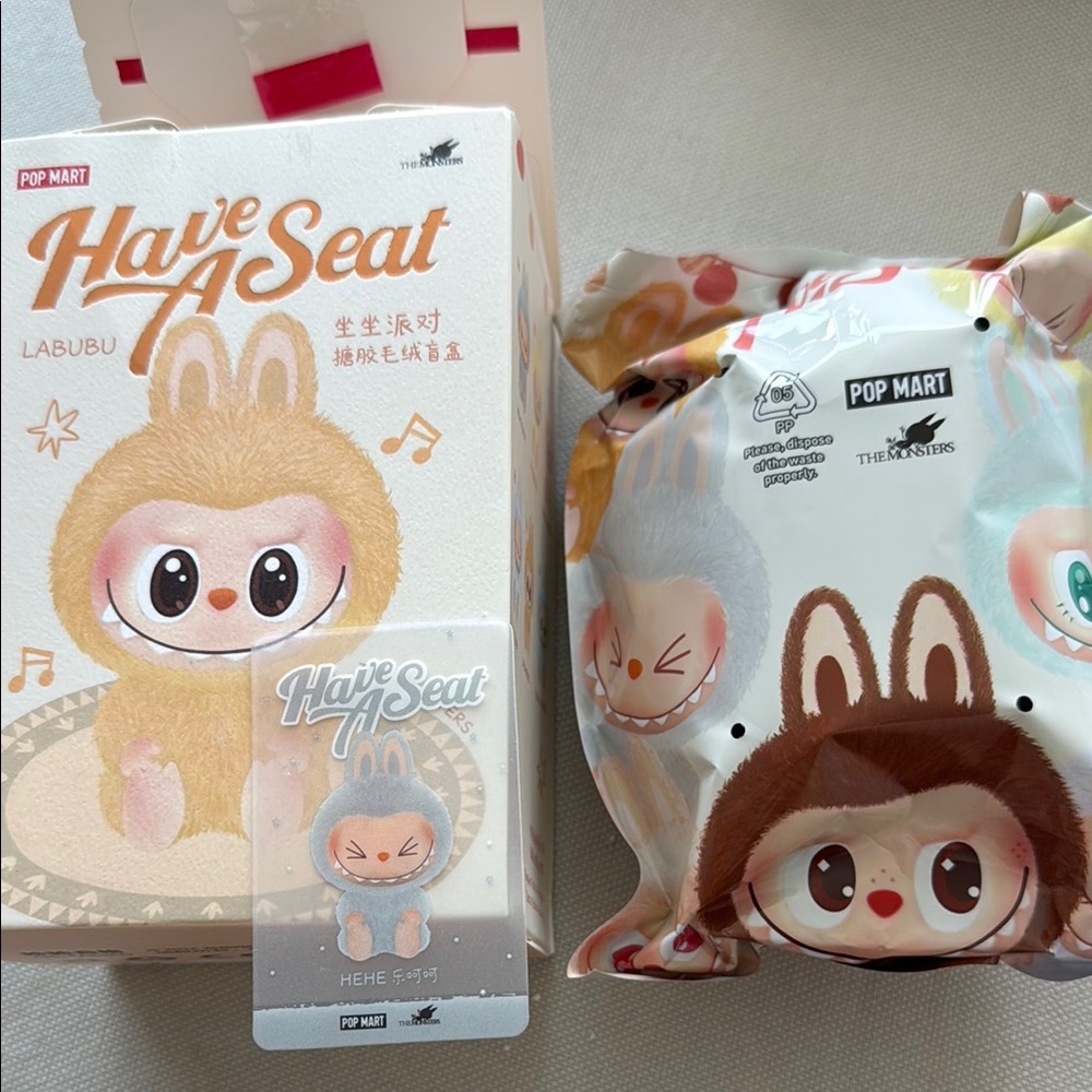 100% Authentic Labubu - Have A Seat - HEHE